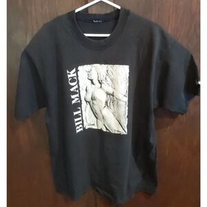 Vintage Bill Mack t shirt black short sleeved Mens XL Country Songwriter